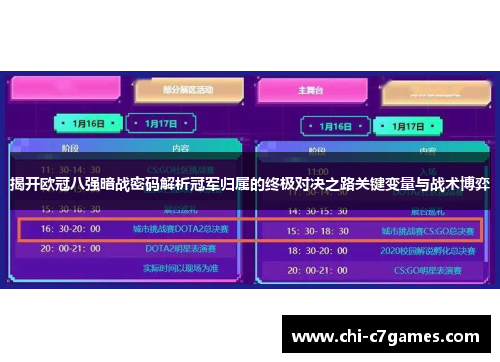 揭开欧冠八强暗战密码解析冠军归属的终极对决之路关键变量与战术博弈 揭开欧冠八强暗战密码解析冠军归属的终极对决之路关键变量与战术博弈